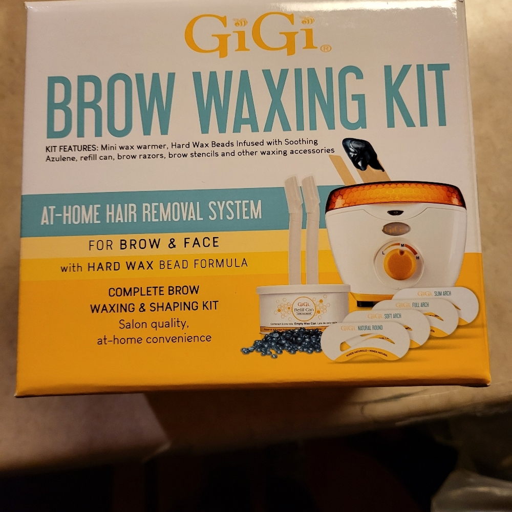 Gigi brow waxing kit new never opened.